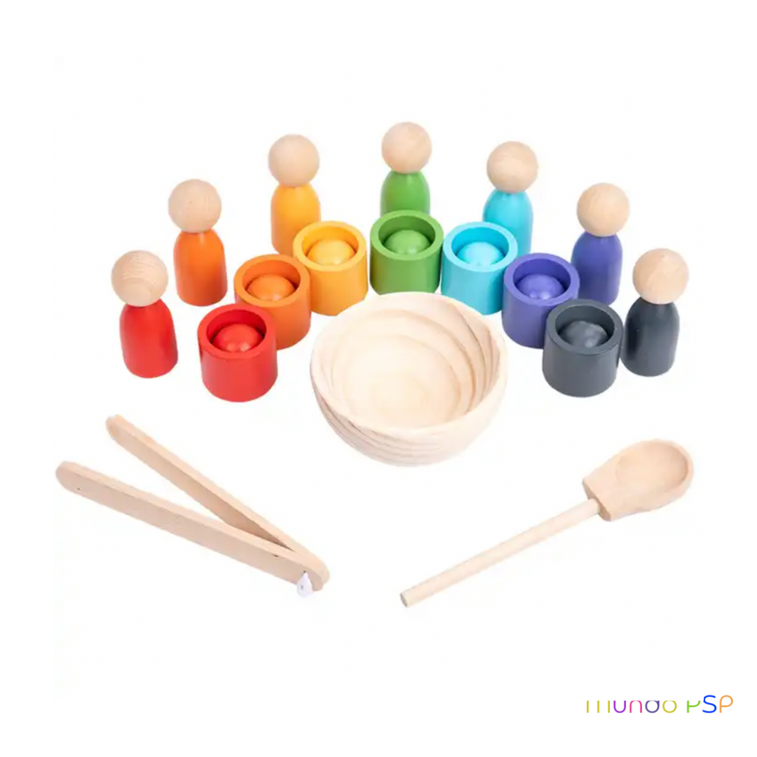 12 tazas Montessori